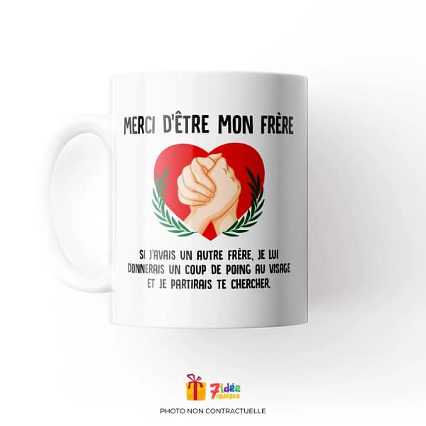 Mug "Merci d'être mon frère" | 7idée cadeaux