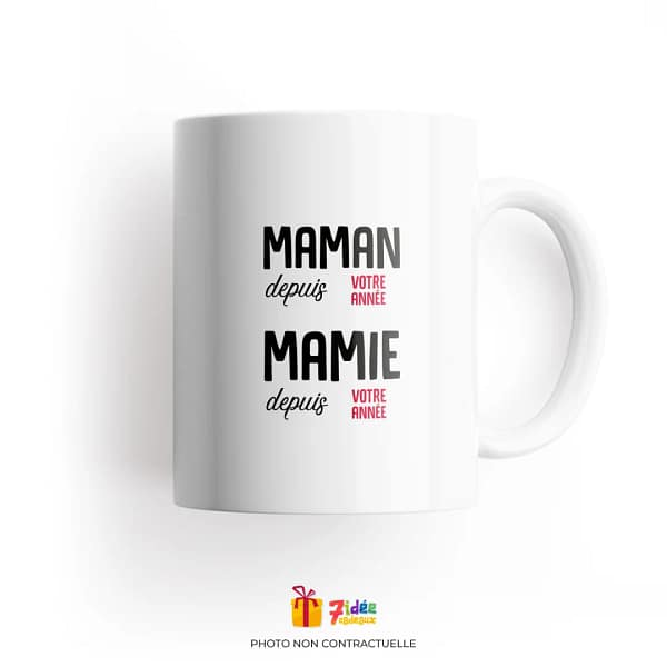 Mug "Maman depuis... Mamie depuis..." | 7idée cadeaux