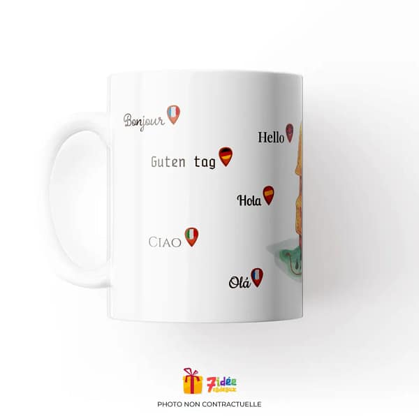 Mug "Bonjour le monde" | 7idée cadeaux