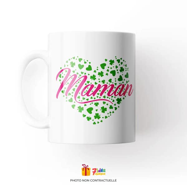 Mug "Cœur de Trèfles" | 7idée cadeaux